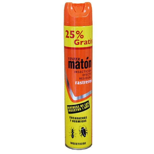 Vinfer maton insecticida efecto residual rastreros